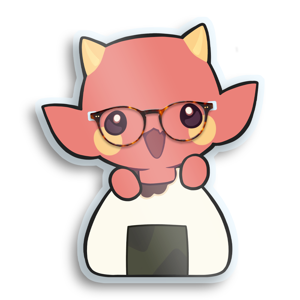 OniGiri | Onion-San "Spectacle-Sensei" Stand - Acrylic Glasses Holder