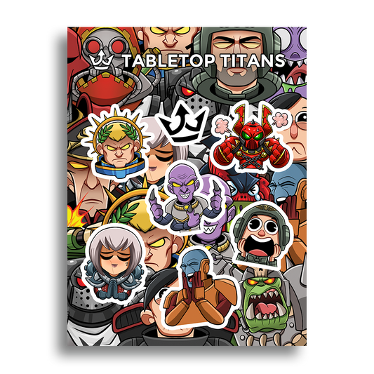 Tabletop Titans | Character Collage - Sticker Sheet