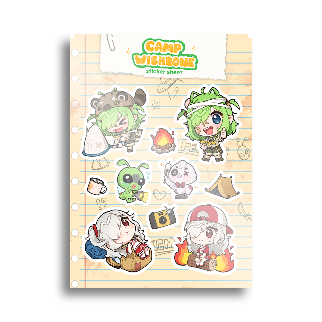 Ferumi Kaipa | Camp Wishbone - Sticker Sheet