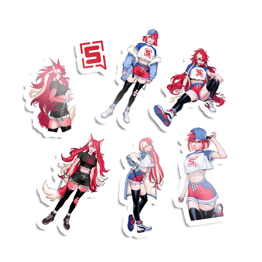 Strippin | Red Sticker Pack! - Sticker